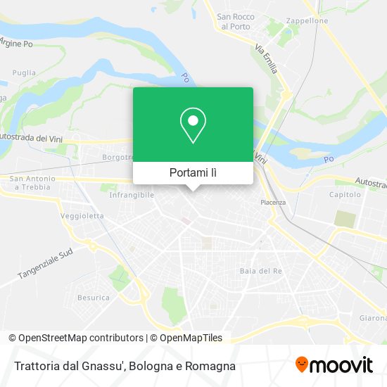 Mappa Trattoria dal Gnassu'