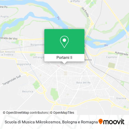 Mappa Scuola di Musica Mikrokosmos