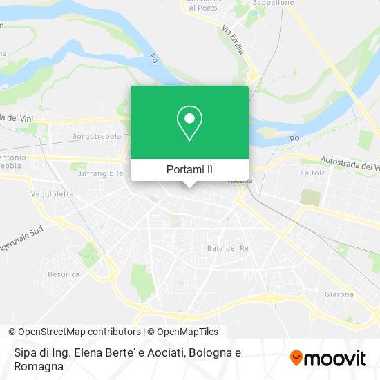 Mappa Sipa di Ing. Elena Berte' e Aociati