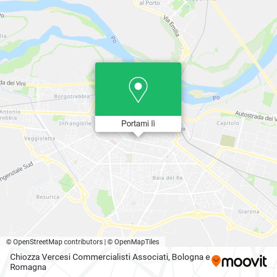 Mappa Chiozza Vercesi Commercialisti Associati