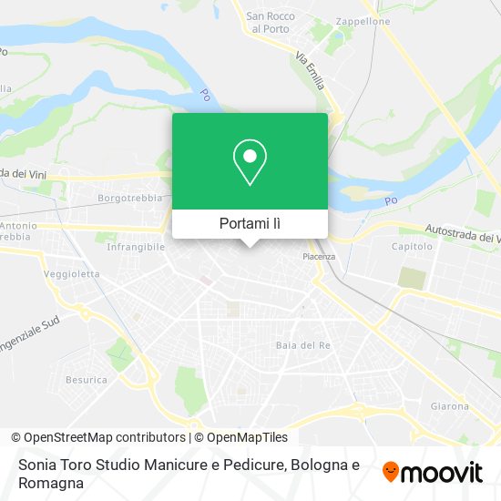 Mappa Sonia Toro Studio Manicure e Pedicure