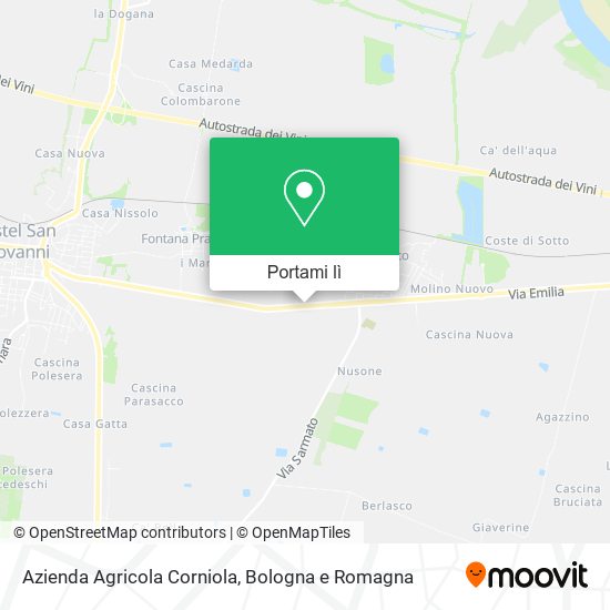 Mappa Azienda Agricola Corniola