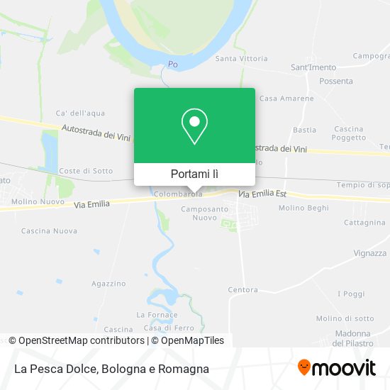 Mappa La Pesca Dolce