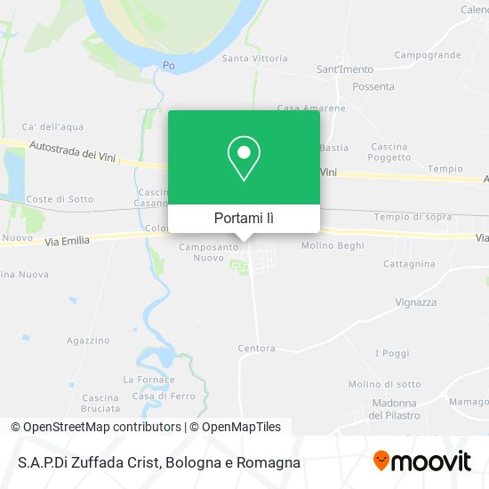 Mappa S.A.P.Di Zuffada Crist