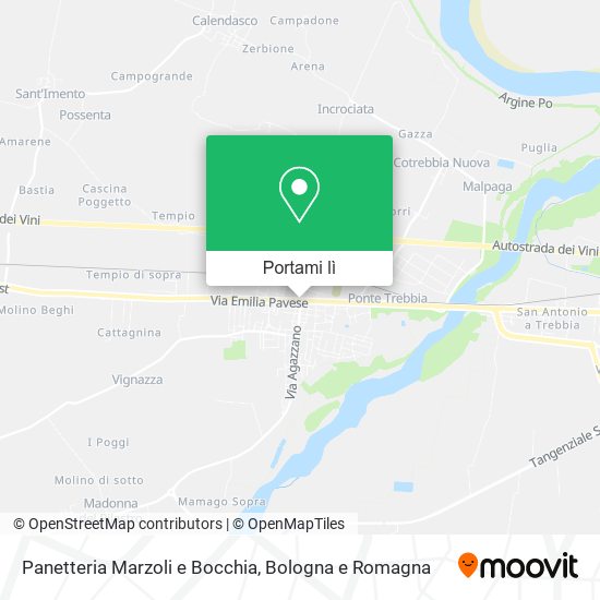Mappa Panetteria Marzoli e Bocchia
