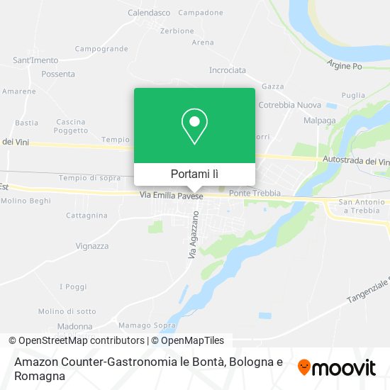 Mappa Amazon Counter-Gastronomia le Bontà