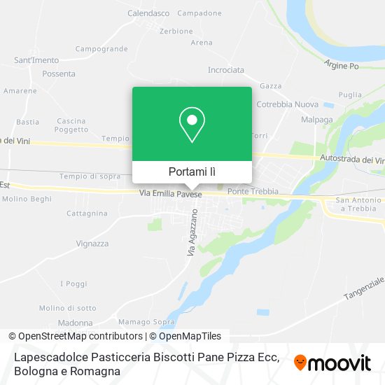 Mappa Lapescadolce Pasticceria Biscotti Pane Pizza Ecc