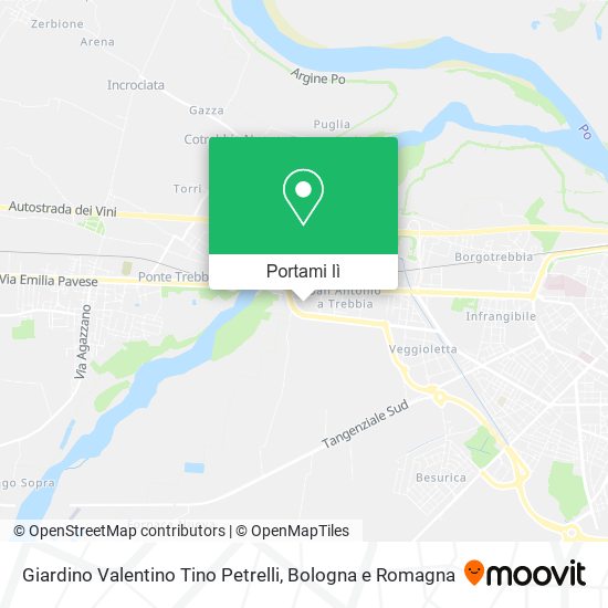 Mappa Giardino Valentino Tino Petrelli