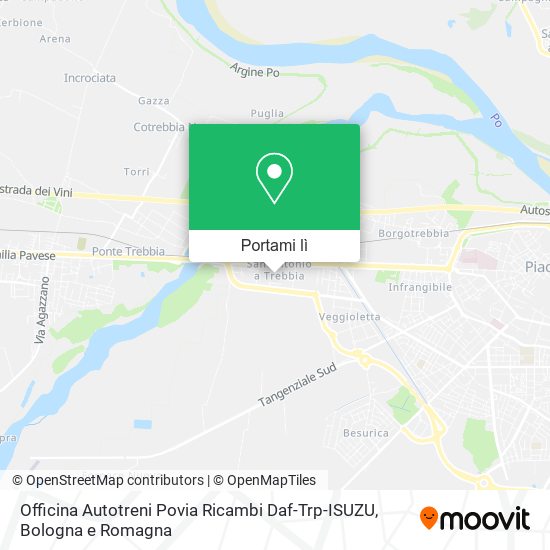 Mappa Officina Autotreni Povia Ricambi Daf-Trp-ISUZU