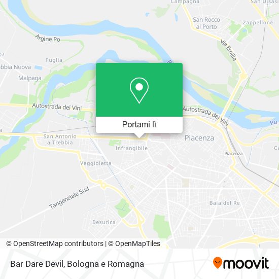 Mappa Bar Dare Devil
