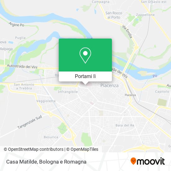 Mappa Casa Matilde