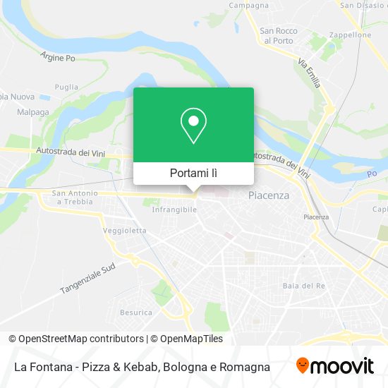 Mappa La Fontana - Pizza & Kebab