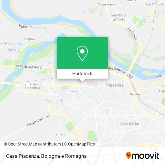 Mappa Casa Piacenza