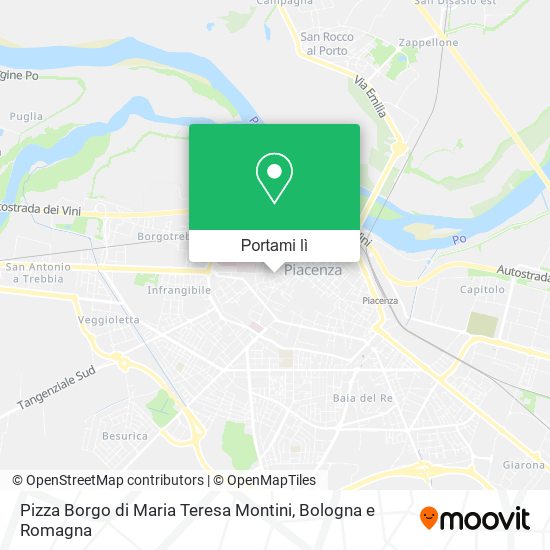Mappa Pizza Borgo di Maria Teresa Montini