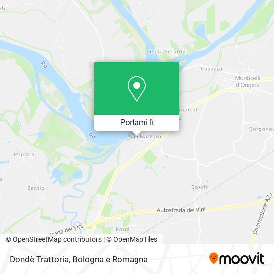 Mappa Dondè Trattoria