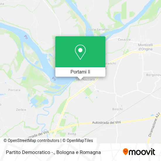 Mappa Partito Democratico -.