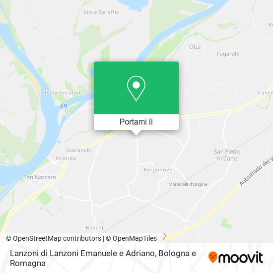Mappa Lanzoni di Lanzoni Emanuele e Adriano