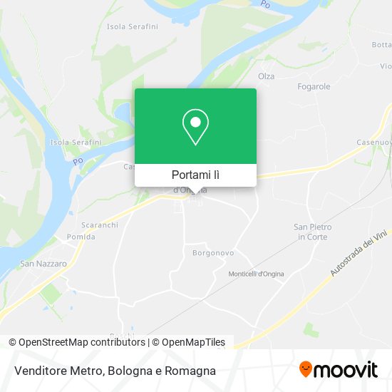 Mappa Venditore Metro