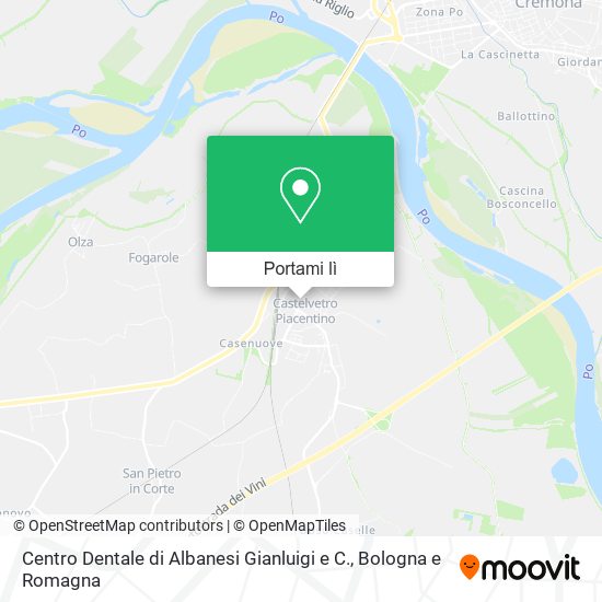 Mappa Centro Dentale di Albanesi Gianluigi e C.