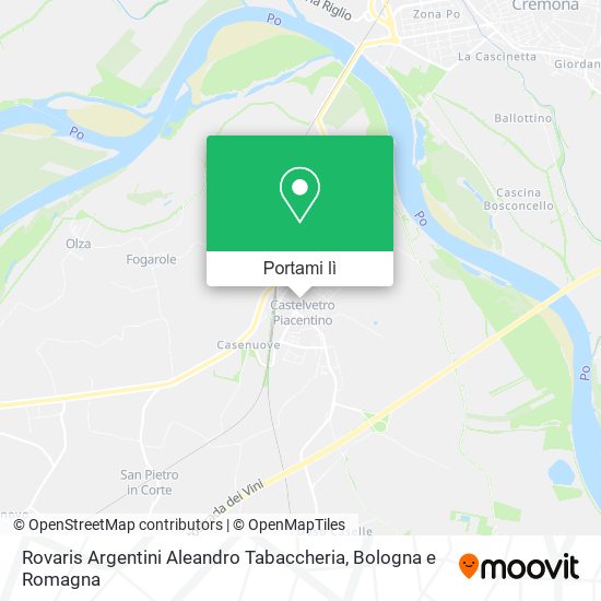 Mappa Rovaris Argentini Aleandro Tabaccheria