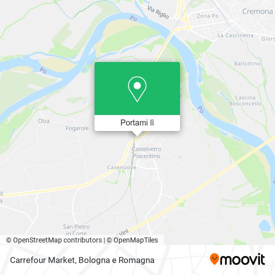 Mappa Carrefour Market