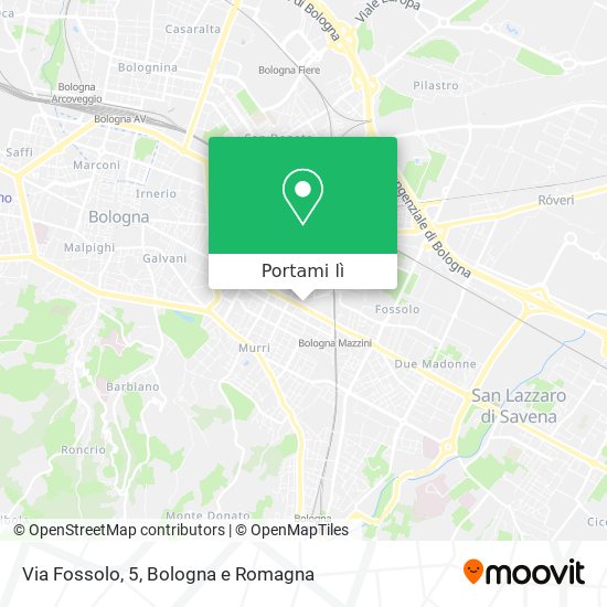 Mappa Via Fossolo, 5