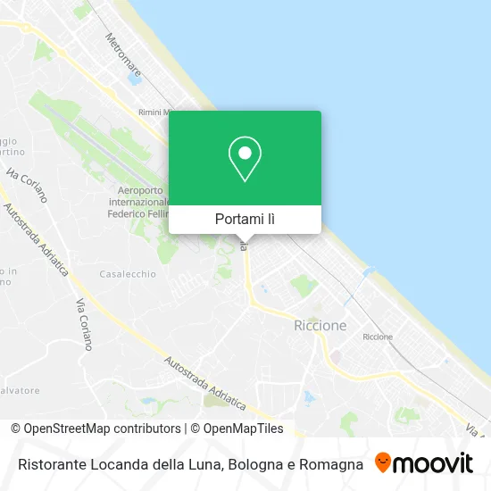 Mappa Ristorante Locanda della Luna