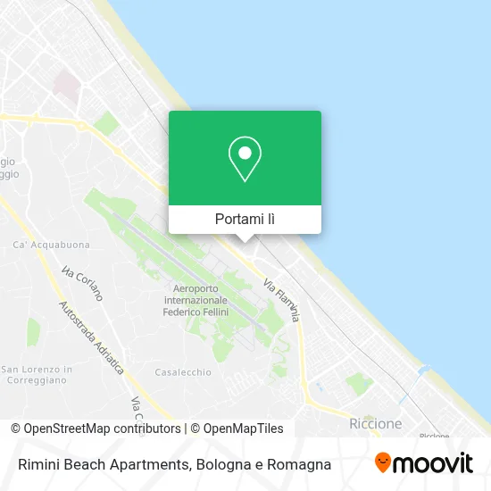 Mappa Rimini Beach Apartments