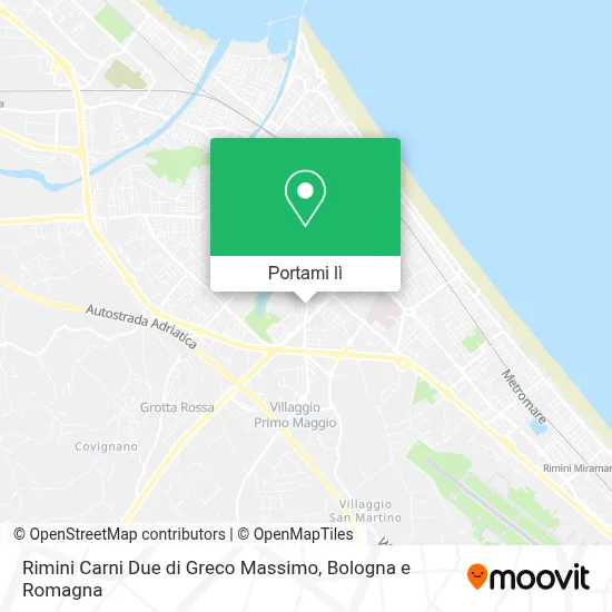 Mappa Rimini Carni Due di Greco Massimo