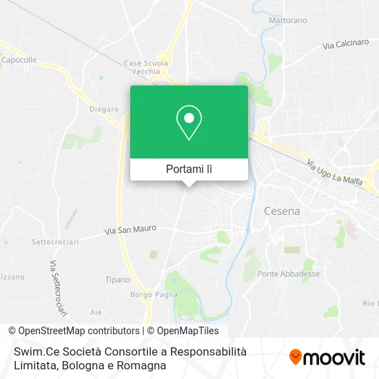 Mappa Swim.Ce Società Consortile a Responsabilità Limitata