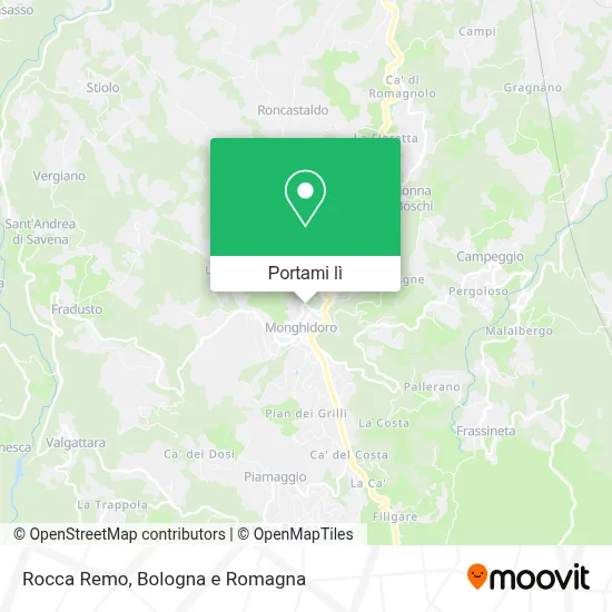Mappa Rocca Remo