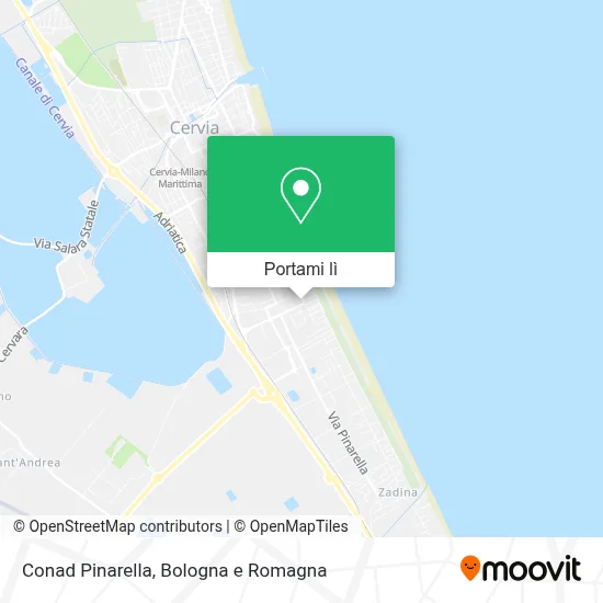 Mappa Conad Pinarella