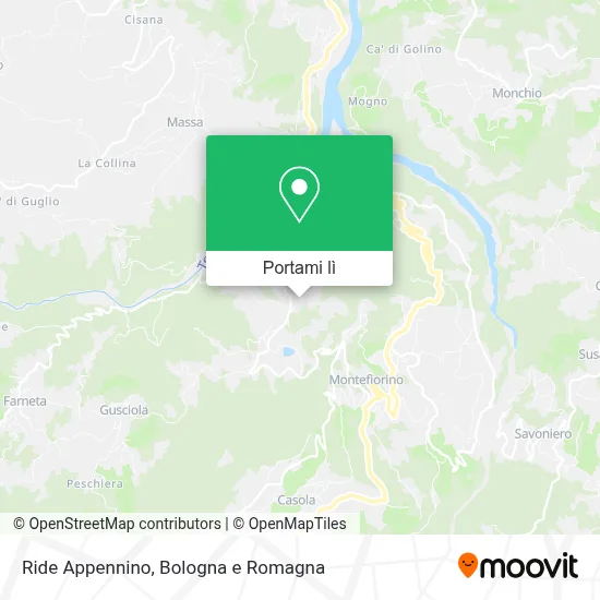 Mappa Ride Appennino