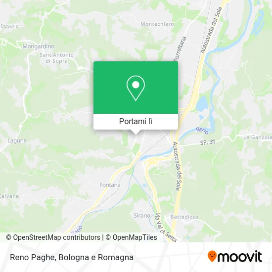 Mappa Reno Paghe