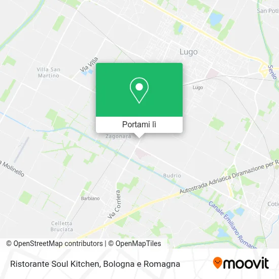 Mappa Ristorante Soul Kitchen