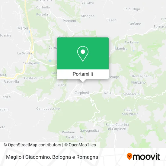 Mappa Meglioli Giacomino