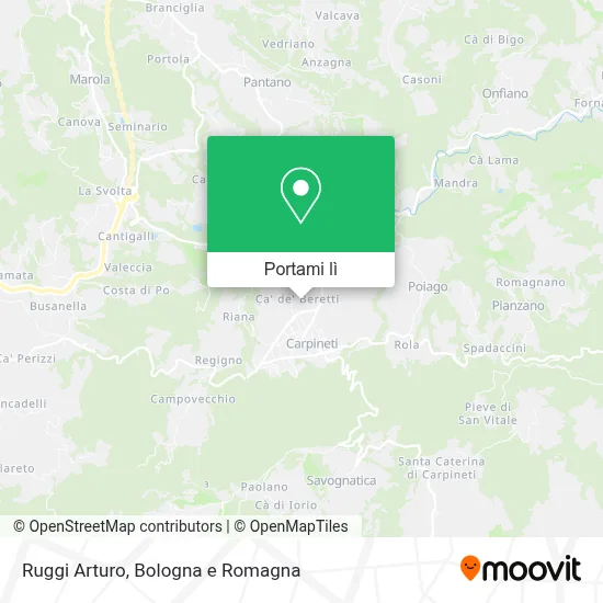 Mappa Ruggi Arturo