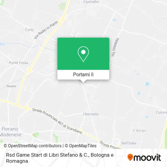 Mappa Rsd Game Start di Libri Stefano & C.