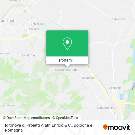 Mappa Idronova di Proietti Alatri Enrico & C.