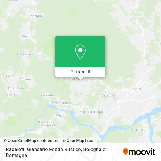 Mappa Rabaiotti Giancarlo Fondo Rustico
