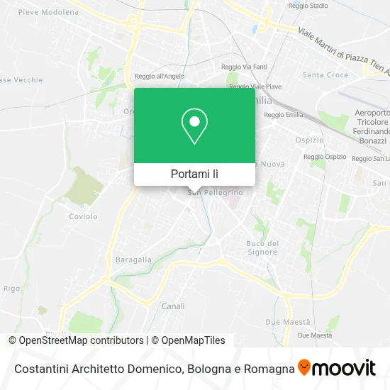 Mappa Costantini Architetto Domenico