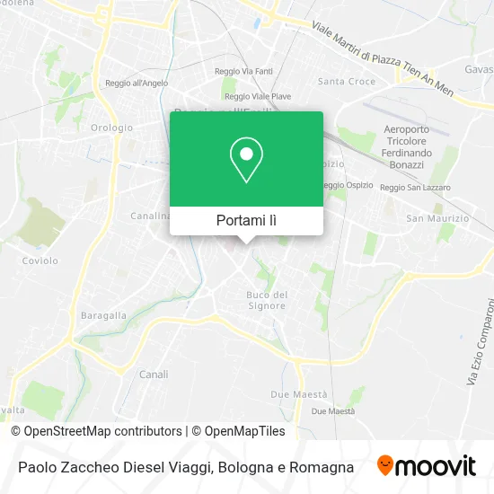 Mappa Paolo Zaccheo Diesel Viaggi