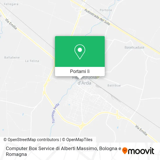 Mappa Computer Box Service di Alberti Massimo