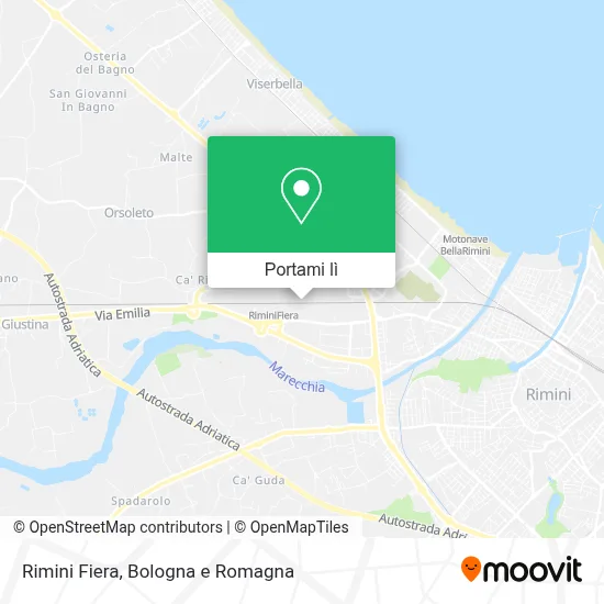 Mappa Rimini Fiera