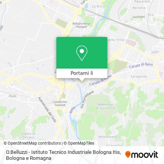 Mappa O.Belluzzi - Istituto Tecnico Industriale Bologna Itis