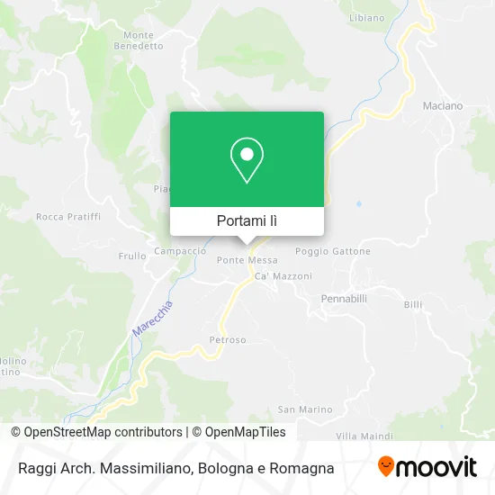 Mappa Raggi Arch. Massimiliano