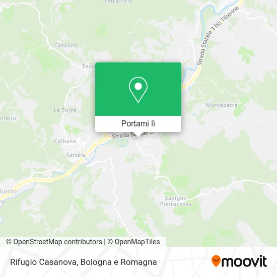 Mappa Rifugio Casanova