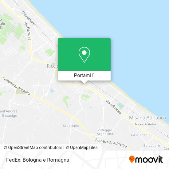 Mappa FedEx