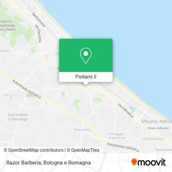 Mappa Razor Barberia