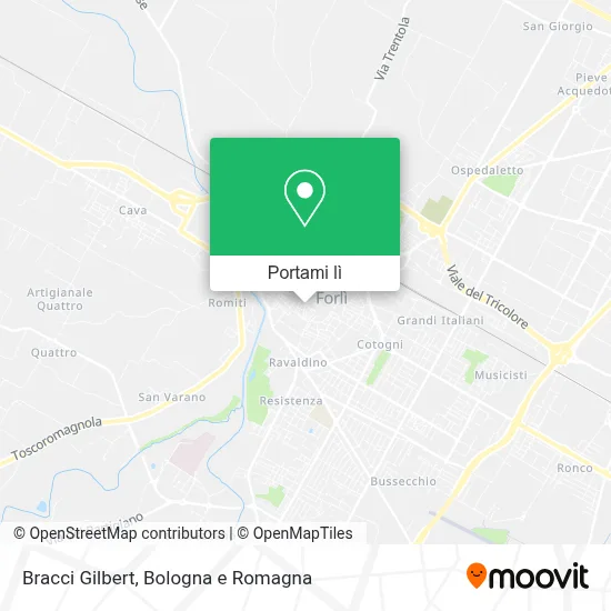 Mappa Bracci Gilbert